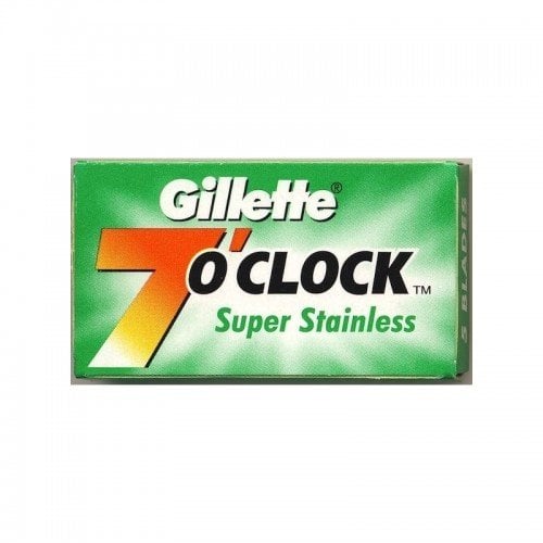 Gillette 5 lamette da barba 7 O'clock Super Stainless