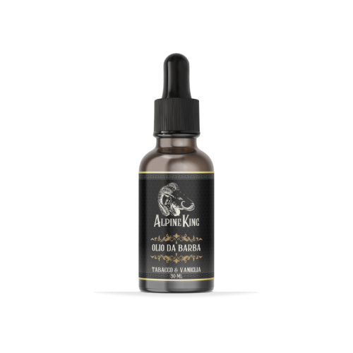 AlpineKing Olio da barba Tabacco