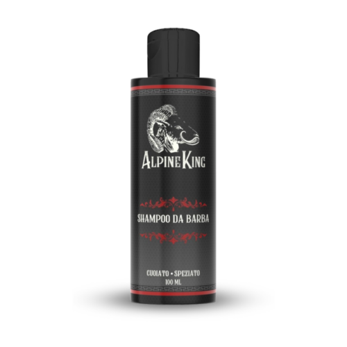 AlpineKing Shampoo da barba Cuoio