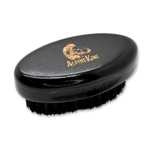 Spazzola da barba in legno di faggio Nero