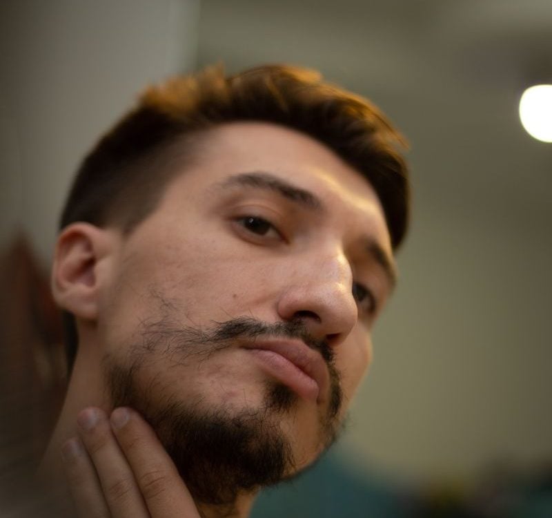 barba a chiazze