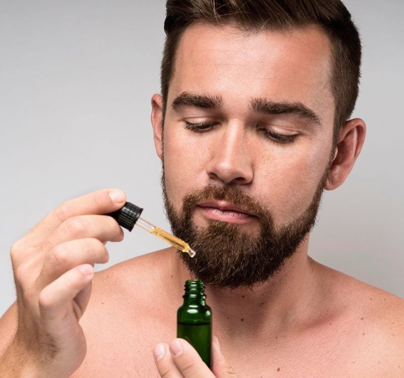 olio per barba profumato