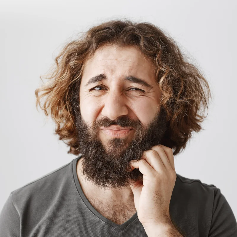 barba che prude